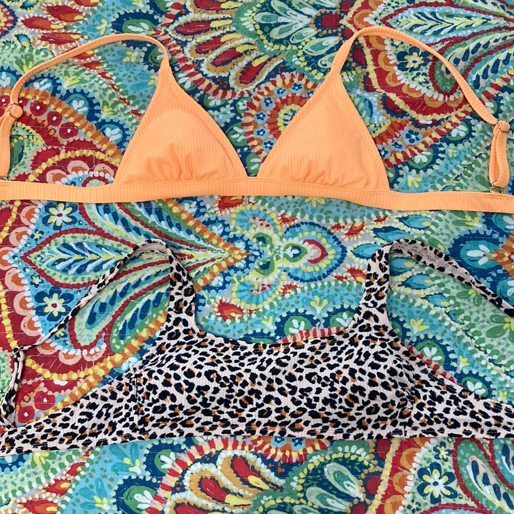 two xhilaration bikini tops!